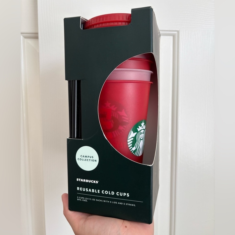 Starbucks Red Reusable Cold Cups (San Diego State)